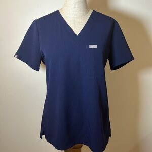 Navy Figs scrub top